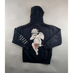 Young Thug x H&M Black Thugger Hoodie Size Medium Black‎ Rap Hip-Hop Streetwear